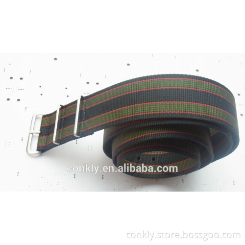 James bonds nylon belt, genuine leather belt